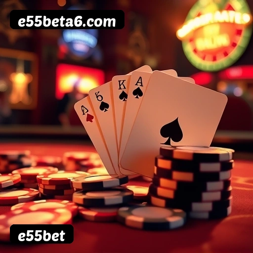 Jogos de Mesa Premium e55bet - Blackjack, Roleta, Baccarat